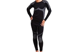 Bambini Intimo Termico Set Ragazzo Ragazza Biancheria Intima