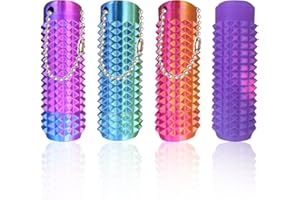 GENERIC 4PCS Little Ouchies Pain Fidget, 3D Printed Fidget Toy, Fidget Keychain Spiky Keyring, Fidget Toys for Stress Relief & Focus, Stick, Novelty Gifts for Coworkers, Men & Women