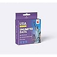 SimCorner USA Travel SIM Card (5G/4G Data,7 Days) - 3-in-1 Data SIM Card - Standard, Micro & Nano SIM Card - Unlimited Calls & SMS to US, Hawaiian Mobiles & Landlines - T-Mobile Prepaid SIM