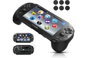 GORLISKL JOLANCO Hand Grip Handle Joypad Protective Case with L2 R2 Trigger Button Grip Shell Controller Protective Case for Sony Playstation PS Vita 2000 PSV 2000.
