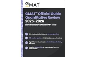 GMAT Official Guide Quantitative Review 2025-2026: Book + Online Question Bank