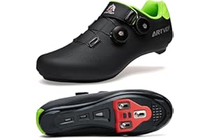 ARTVEP Herren Radschuhe Damen MTB Fahrradschuhe Kompatibel mit Look SPD SPD-SL Delta Lock Pedal Reitschuhe Kompatibel mit Peloton Schuhen