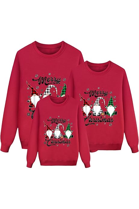 Sudadera Navideña Familiar Jerseys Matching Para Toda La Familia