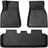 Front Rear Rubber Mat Set V1 (Injection) Compatible with E-Garaj Tesla Juniper and Model Y