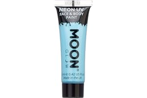 Moon Glow - Colori per viso e corpo pastello effetto neon UV – 12ml Blu