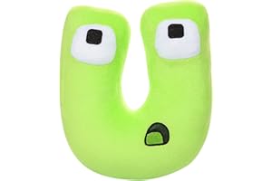GZBAOTA Alphabet Lore Plush U, Alphabet Lore U, Alphabet Lore Plushies, Learning Letters Plush Toys for 1 2 3 4 5 6 Year Old Boys Girls, Educational Gifts for Baby 6 12 18 Months