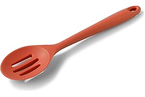 Zeal Silikonowa nieprzywierająca łyżka szczelinowa (28 cm) - czerwona, 28 cm