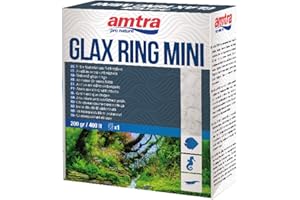 AMTRA WAVE Glax Ring Mini Traitement de l'Eau pour Aquariophilie 200 g