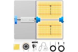 Phlizon PL2000 Plant LED Grow Light con LM281B LEDs Regulable Daisy Chain Full Spectrum Grow Lamp para plantas de interior Led Growing Light para 0.9x0.9m Cobertura (PL2000)