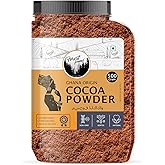 Forest Found 100 % Pure & Natural Unsweetened Dark Cocoa Powder for Cake and Chocolate Making (500 Gm)