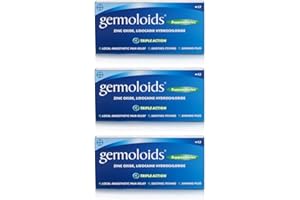 BAYER Germoloids Suppositories x 12 - Pack of 3