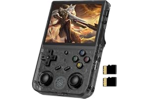 Anbernic RG353V Consoles de Jeux Portables, Dual OS Android 11 and Linux System Support 5G WiFi 4.2 Bluetooth Moonlight Streaming HDMI Output Built-in 64G SD Card 4452 Jeux