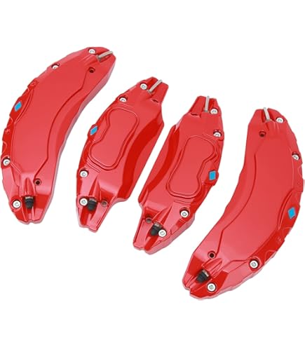 Coperture Pinze Freni Tesla Model 3 2017-2023 - Lega Alluminio, Colore Rosso, Set Di 4 - Foto 10