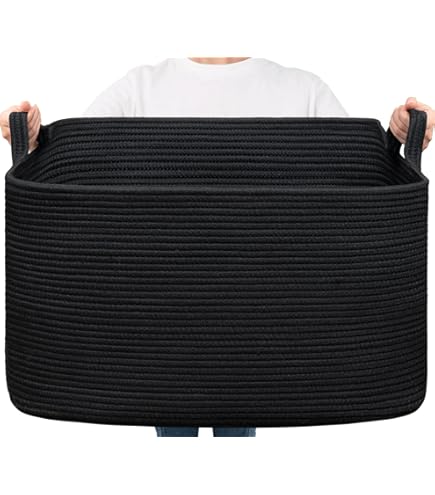 Whakano Panier De Rangement Pliable En Velours Avec Poignées Pour Jouets, Armoire, étagères, Vêtements, Maison, Rouge, 35 X 25 X 18 Cm