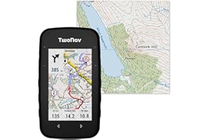 TwoNav Cross Plus (32 GB) + Full Great Britain Topo Ordance & Survey 1:25.000 map installed, GPS bike computer with 3.2-inch screen for MTB, cycling, trekking or hiking