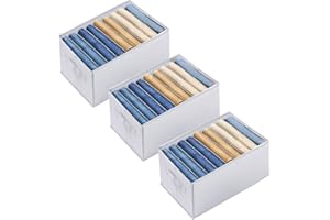 hinrey Organizer Armadio Salvaspazio, Organizzatore Armadio pieghevole Organizer Pantaloni con manico per Jeans, Pantaloni und T-Shirt 3 Pezzi 34 * 25 * 17cm