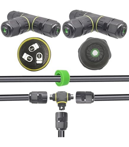 Connettore Per Cavo, 3 Pezzi, Impermeabile IP68, Scatola Di Collegamento Manicotto Di Collegamento Per Diametro Cavo 1 13 Mm Nero 85828519 - Foto 5