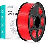 SUNLU PLA+ 3D Printer Filament, PLA Plus Filament 1.75mm, Toughness Enhanced 3D Filament Compatible with 3D FDM Printers, Dim