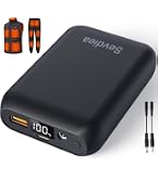 Batterie Externe 7.4V 20000mAh Pour Gilet Chauffant - Avec écran LED Et Câble USB-C Intégré - Charge Rapide