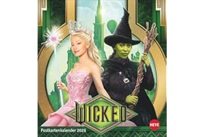 Wicked Postkartenkalender 2026: Die Hexen von Oz zum Sammeln und Verschicken: Der Kalender zum Aufstellen im Postkartenformat für alle Fans der ... – Das Musical (Postkartenkalender Heye)