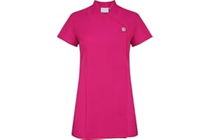 Proluxe Signature Button Tunika für Kosmetikerin Friseurin Masseurin Physiotherapeutin sowie für den Tätigkeitsbereich Spa, Gesundheit, Nagelsalon