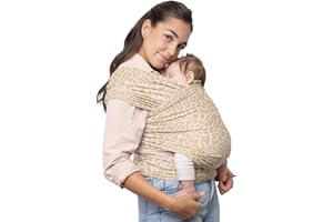 Boba Écharpe de portage extensible pour bébé du nouveau-né au tout-petit – Écharpe de transport pour bébé – Mains libres – Porte-bébé – Porte-bébé du nouveau-né à l'tout-petit de 3,2 à 15,9 kg