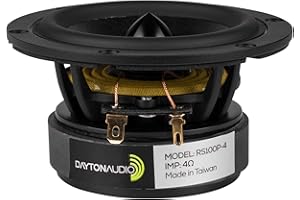 DAYTONAUDIO Dayton Audio RS100P-4 4" Reference Paper Woofer 4 Ohm