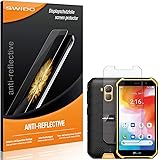 SWIDO Schutzfolie für Ulefone Armor X7 [2 Stück] Anti-Reflex MATT Entspiegelnd, Hoher Härtegrad, Schutz vor Kratzer/Folie, Di