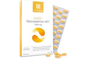 ‎HEALTHSPAN Healthspan Optiflex Glucosamin 1.000 mg | Unterstützung für gesunde Gelenke und verbesserte Mobilität | Hochwirksame Formel mit Vitamin C zur Förderung der Gelenkgesundheit | Vegan | 160 Tabletten