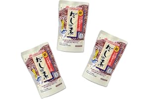 MARUTOMO Dashino Moto – Confezione da 3 pezzi – Polvere Dashi giapponese – Porzionata per zuppa Miso – Autentico sapore Umami – OG ASIA – 144 g
