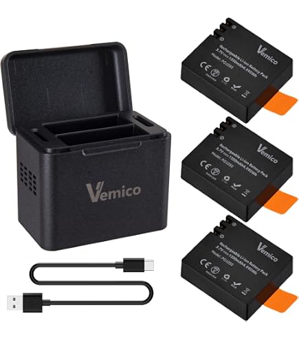 Batteria Li-ion 3.7V 1100mAh Compatibile Con MiniDVR 3 – Sostituzione US804533A1T4 Per Videocamere E DVR Portatili