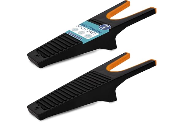 HEFTMAN Boot Jack - 2-pack, Svart/Orange, En storlek