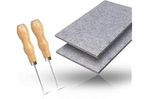 Jinhuaxin Prickelnadel Set Kinder, 2 Stück (Prickelnadel + Prickelfilz), 20 x 15 x 1 CM, Schönes Wertiges Prickelset für Kinder und Erwachsene