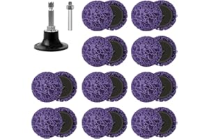 LSTOPGO CSD-Scheibe Schleifscheibe,20 Stücke 50mm Grobreinigungsscheibe, Bohrmaschine Schleifscheibe, für Winkelschleifer von Farbe, Rostschweißnähten, Oxidation Reinigen & Entfernen