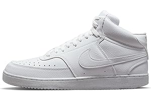 Nike Mężczyźni Court Vision Mid Next Nature Buty, Biały, 45 EU