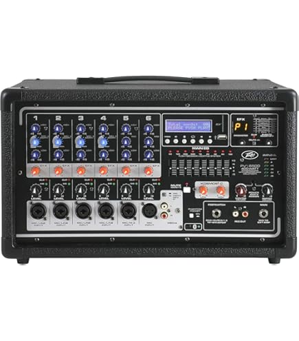 Pyle Bluetooth Stage Powered Mixer 800W Pro Audio Sound
