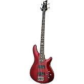 Schecter C-4 SGR Bas Gitar (Metallic Red)