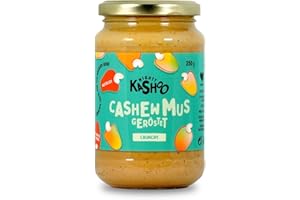 ‎MIGHTY KASHOO Mighty Kashoo - Geröstet crunchy, Nachhaltiges Cashewmus aus Westafrikanischen Nüssen, 350g im Glas - Natürlich, vegan und reich an Nährstoffen