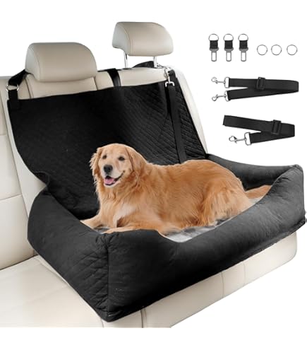 Siège Auto Pour Grand Chien, Lit De Voiture Amovible Lavable Pour Chien