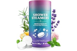 DUODUORENER 8 Packs Shower Steamers Aromatherapy Shower Tablets,Long Lasting 8 Scents Shower Bombs for Stress Relief and Luxury Self Care,Vegan Organic Shower Bomb Set, Gifts for Friends (1)