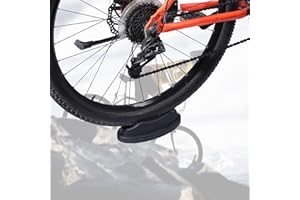 Tissting Blocco Ruota Anteriore, Supporto Stabile Rotella in Plastica Stampata per Indoor Bike, Compatibile con Vari Tipi di Bici da Allenamento Ciclismo Interno e Fitness