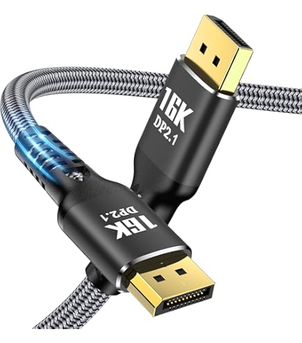 DisplayPort-kabel, glasvezel DisplayPort-kabel 1.4 ondersteunt 8K @60Hz