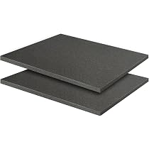 Schaumstoff Zuschnitt 4 Stück, 40 x 30 x 2.5cm Rasterschaumstoff Würfelschaum Schaumstoffeinlage Werkzeugkoffer Kamerakoffer Schaumstoff, Koffereinlage, Tabletop Miniaturen, Werkzeug