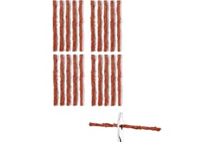 SCJJZ 20 pcs Tiras de Mechas Pinchazos MTB,Kit Repara Pinchazos Bicicleta,Kit Reparación Neumáticos Bicicleta, Herramientas Tubeless Bicicleta MTB de Carretera, Kit Antipinchazos Bicicleta