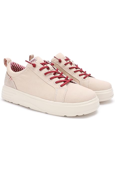 Scarpe Nautiche Walk In Pitas Kila - In Cotone E Pelle - Con Suola In EVA Ultraleggera - Per Donna - Made In Spain - Foto 3