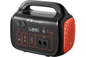 E-POLAR Tragbare Powerstation,1075WH/1000W,Solar Generator LiFePo4 Akku mit PD60W USB,Mobile Stromerzeuger für Camping,Outdoors,Wohnmobile CPAP RV, Schwarz und Orange, portable