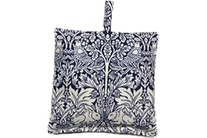 Lavender Sachet – William Morris, French Lavender, Drawer & Wardrobe Freshener, Handmade in UK, 100% Cotton, Gift, Eco-Friendly – Redd & Goud (Brother Rabbit - Indigo)