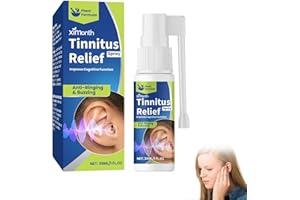 ForestM Tinnitus Relief Spray, Tinnitus Relief for Ringing Ears, Tinnitus Treatment Effective Herbal Drops for Hearing Loss and Ear Ringing, Gentle Ear Noise Treatment