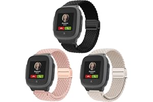 SUGARJAR 3 Stück Geflochtenes Armband Kompatibel mit Xplora Kidzi/XGO2/XGO3/X5 Play,Ultraleichtes Gewebe, 10ATM Wasserdicht, Kinderfreundlich für XPLORA Kidzi/X5/XGO 2/XGO 3, Mädchen Jungen Geschenk