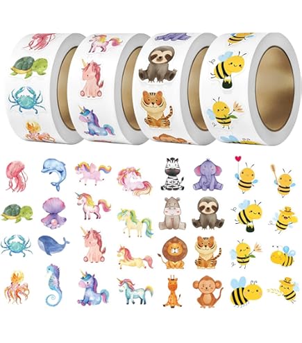 2000 stuks motivatiestickers voor kinderen, beloningsstickers, dierenstickers, 32 patronen, dierenstickers, rol, rond, dier, kinderen, cartoonstickers, dierenpatroon, stickers voor meisjes en jongens 2000 stuks motivatiestickers voor kinderen, beloningsstickers, dierenstickers, 32 patronen, dierenstickers, rol, rond, dier, kinderen, cartoonstickers, dierenpatroon, stickers voor meisjes en jongens